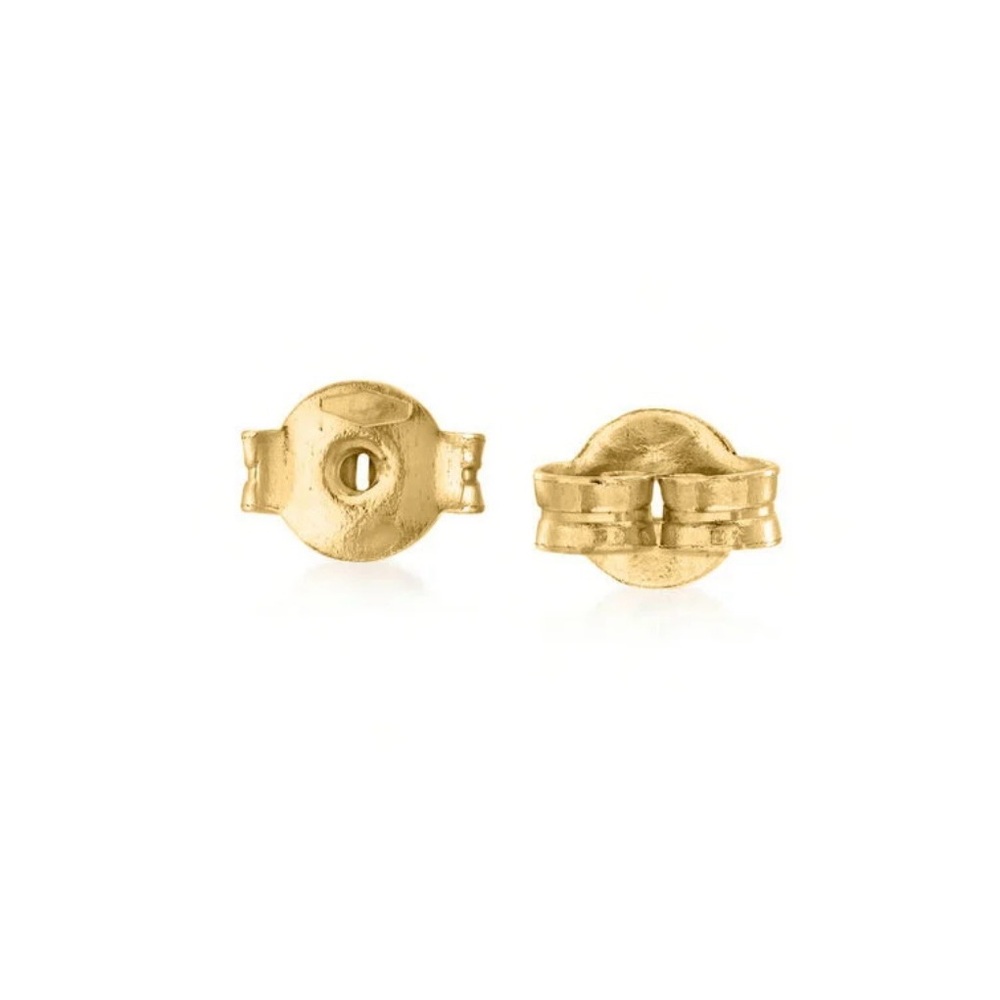 LOW START!🔥14KG Gold Earring Backs - Picture 2 of 6